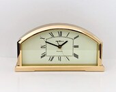 Howard Miller Westminster Chime Clock, Solid Brass 4RH653, True Elegance, Excellent Condition, 7.5 W. 4 H. Japan. Free US Shipping.