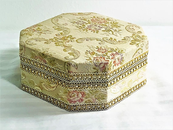 Boîte à Musique à Bijoux Vintage En Bois - Motif Arrivederci Roma, Origine Italie