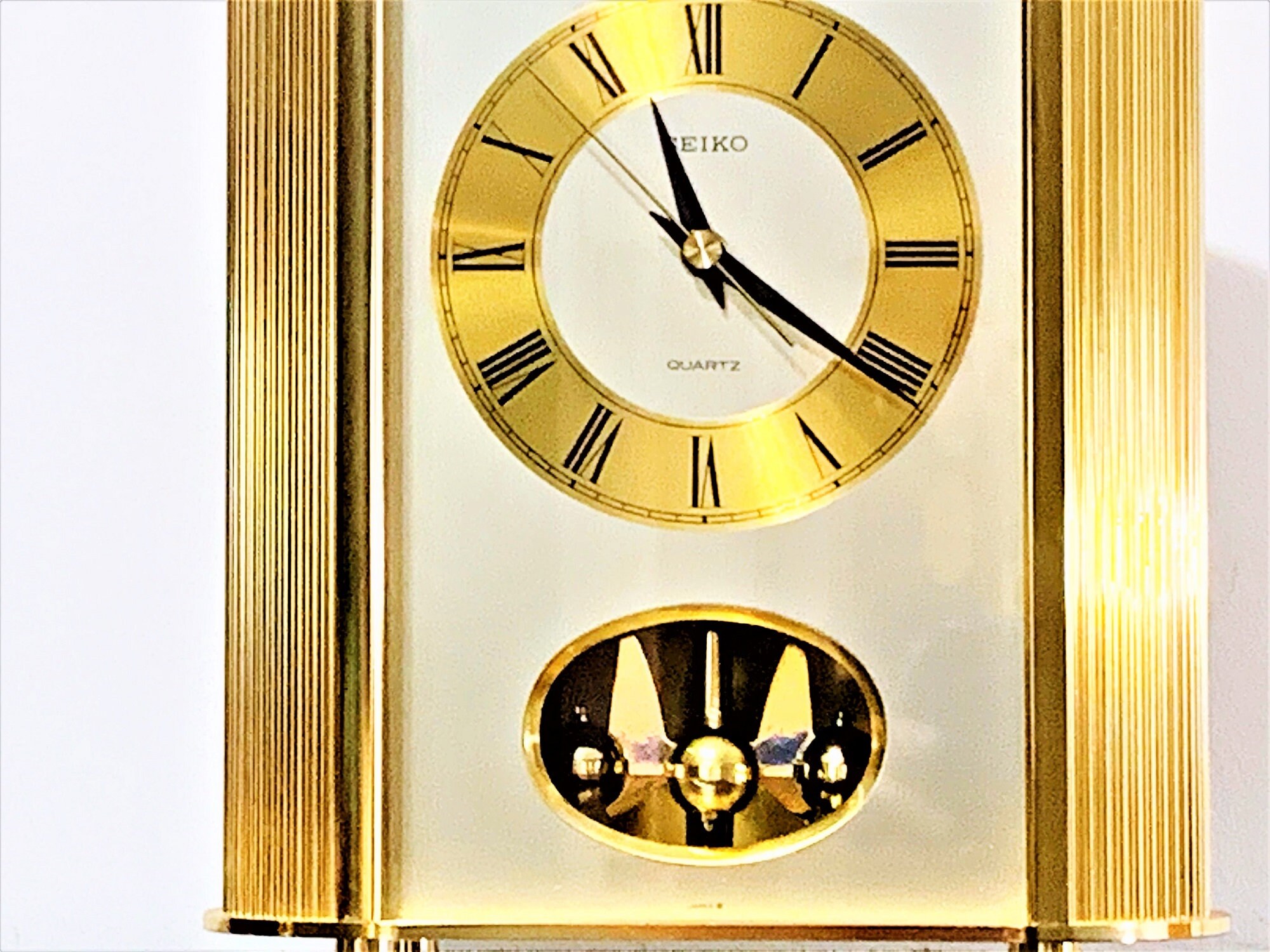 Seiko Limited Carriage Brass & Brass Finish Case Rotating