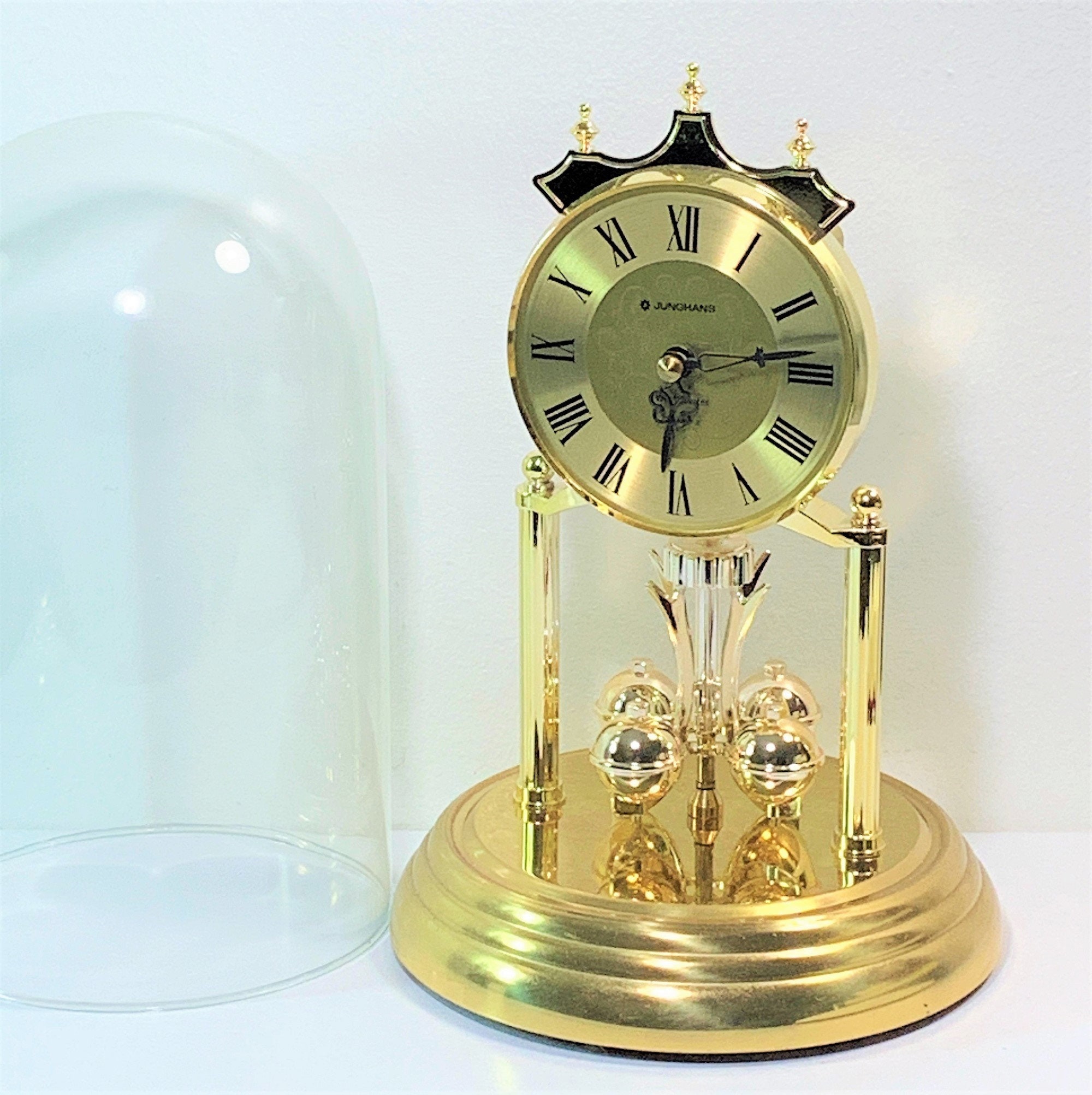 Vintage Junghans Germany Westminster Chime Anniversary Clock, Sphere