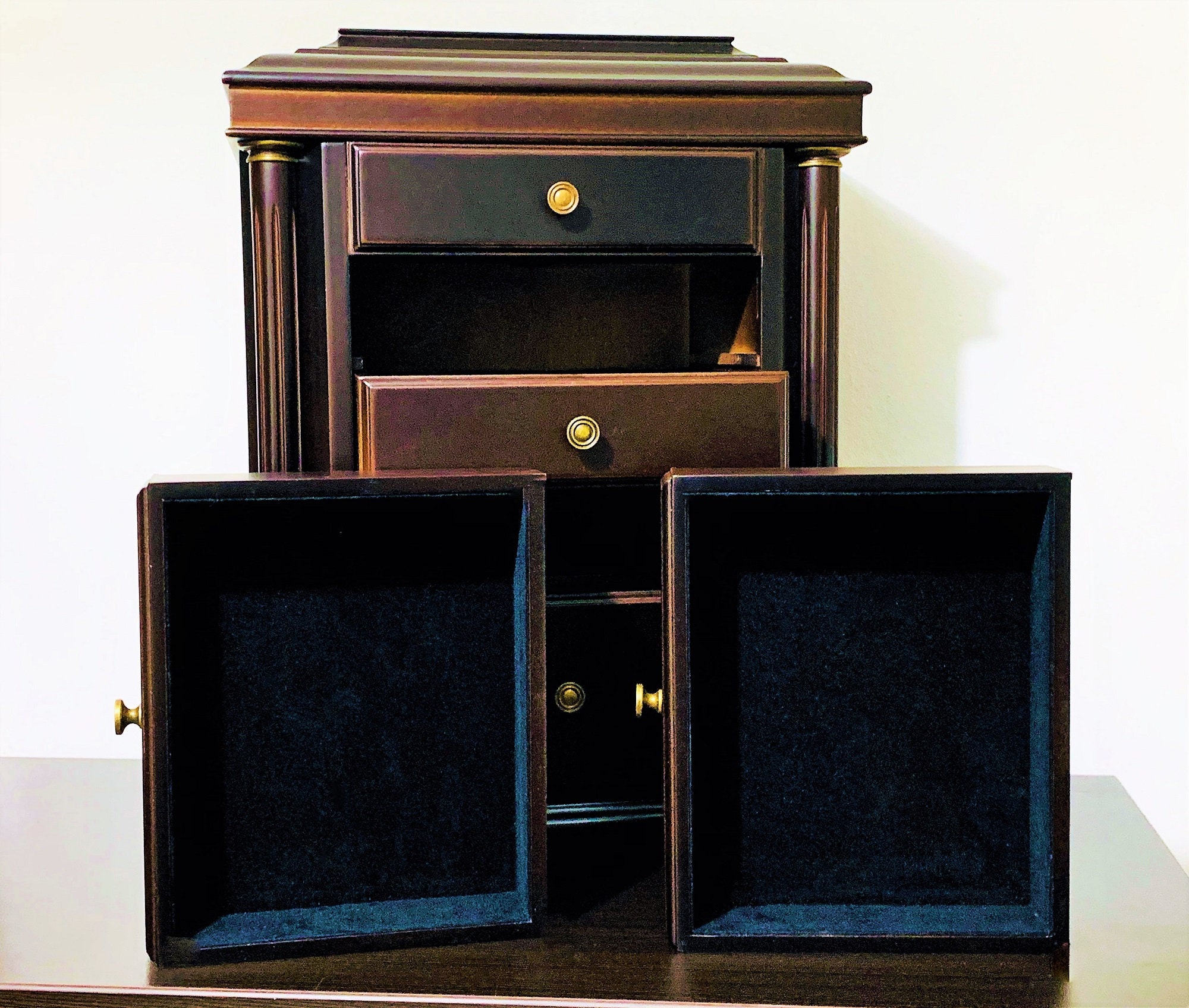 Vintage Bombay® Large Jewelry Armoire, Retired Rare Edition, Taiwan 067