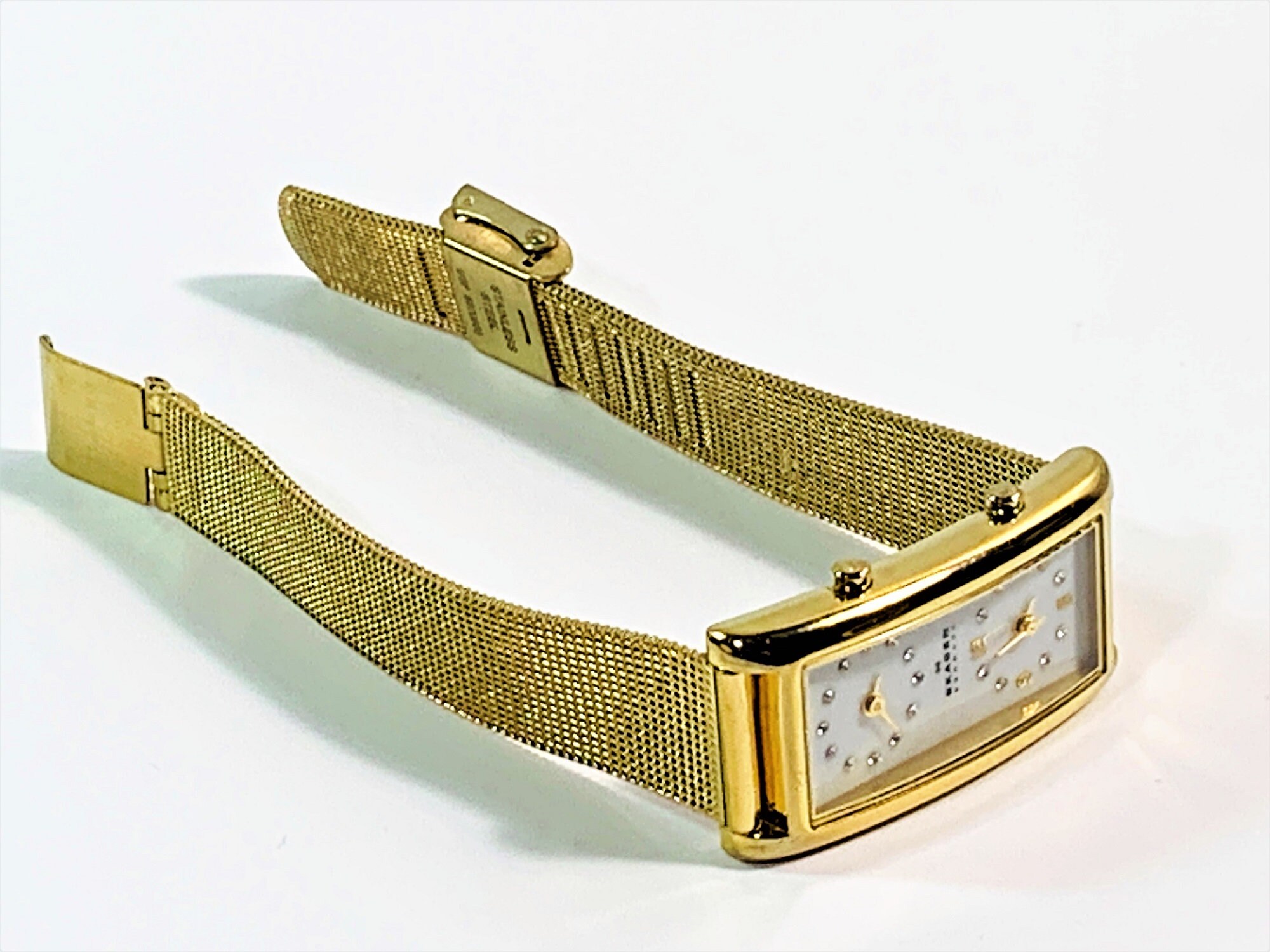 Skagen Denmark Steel Goldplates‎ Mesh Band Watch Vintage skagen mesh watch band products for sale | eBay main image 4