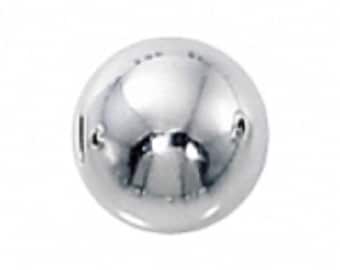 Sterling Silver .925 Seamless Round Beads, Mix sizes Package 8-9-10 mm, Smooth Surface and Brilliant Sterling Silver Luster, Package of  10