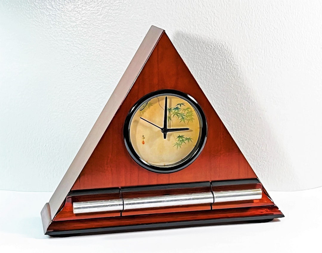 Vintage Now and Zen Alarm Clock Progressive Tone Chime Wood Etsy