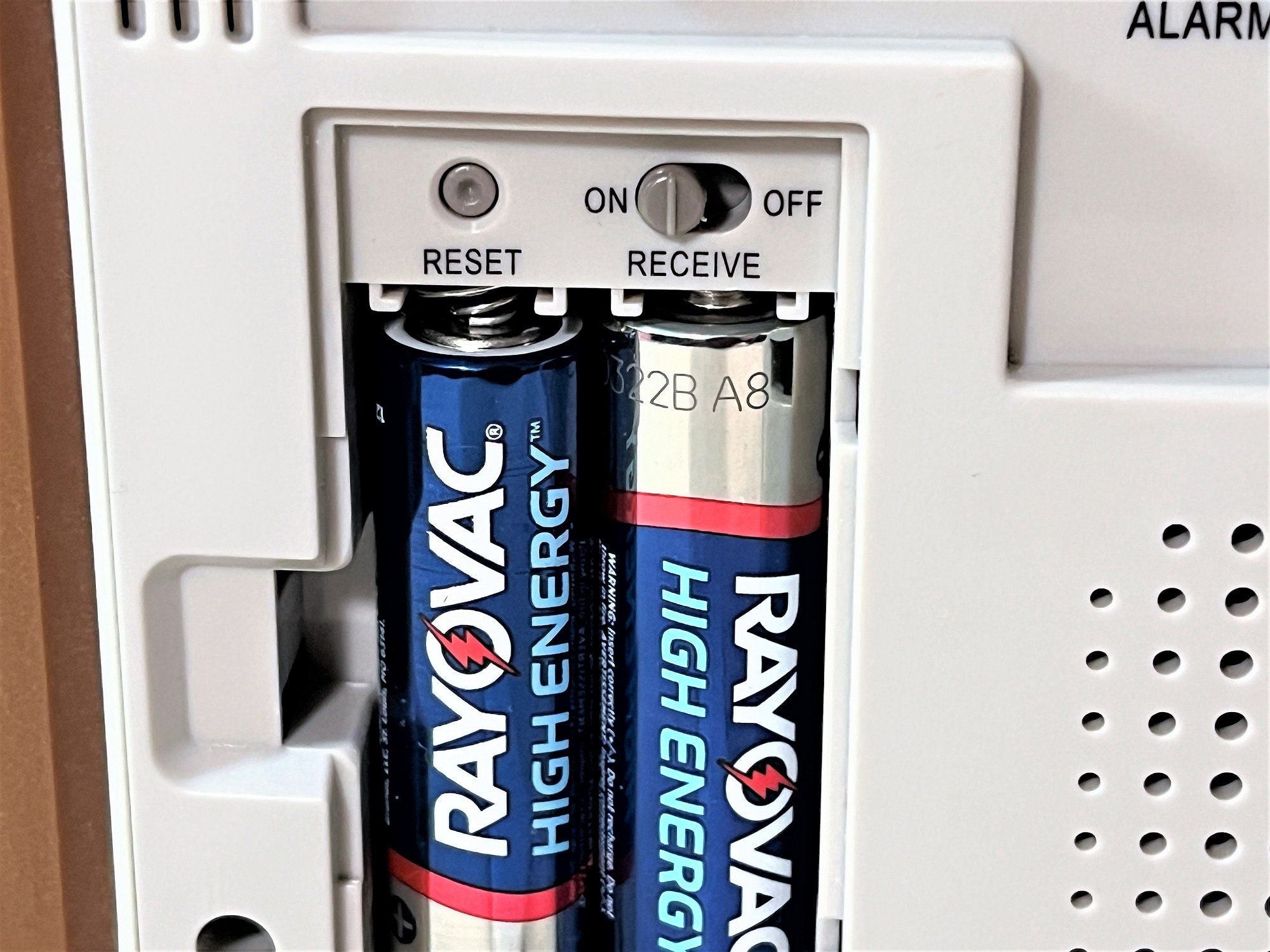 Reizen Atomic Talking Alarm Clock, Wireless Remote Sensor, Large