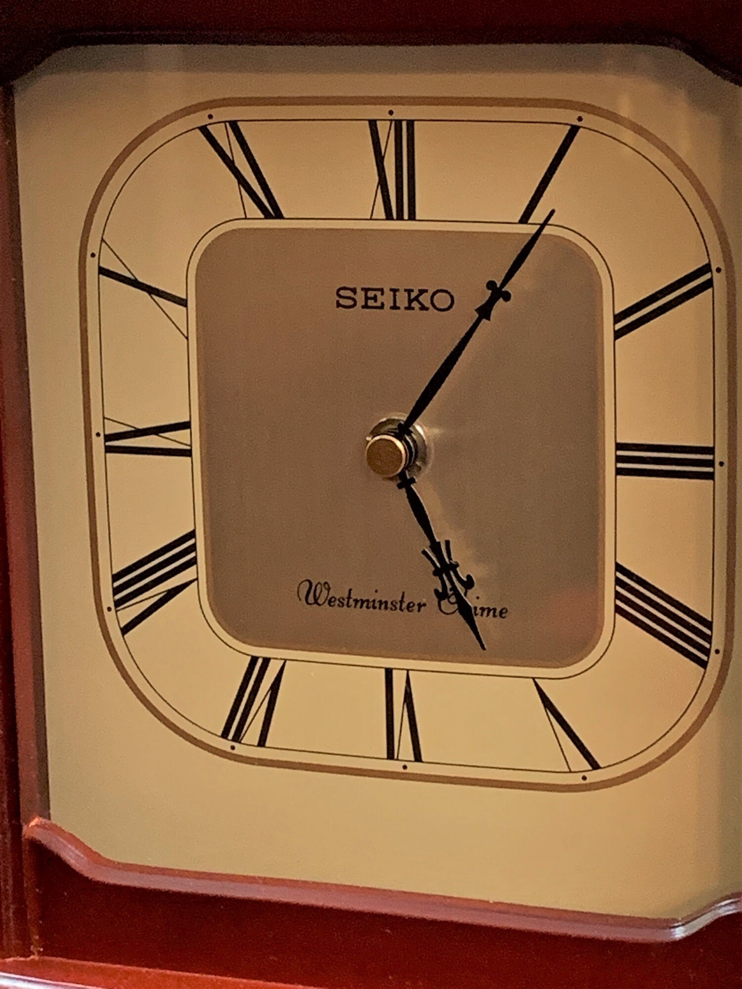 Seiko Westminster Chime Mantel Clock, Solid Wood, Special Edition Large