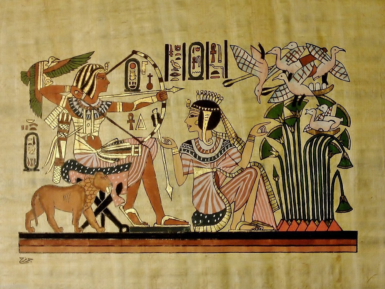 framed king tut papyrus framed king tut papyrus