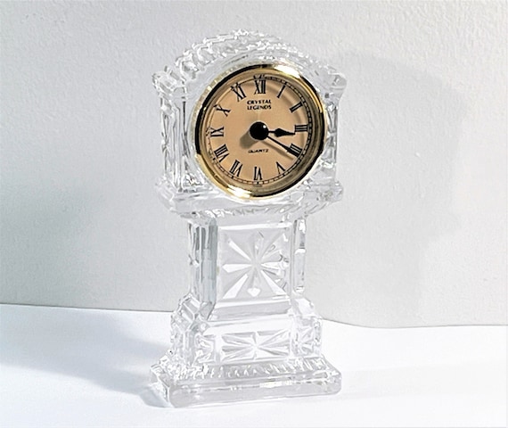 Vintage Crystal Legend by Godinger® Colonial Style Crystal Clock