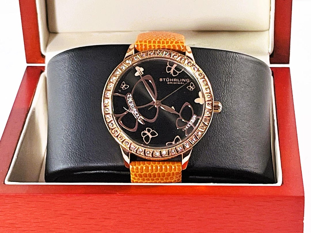 Stuhrling™ Original Swiss Quartz Krysterna Crystal Quadrante a