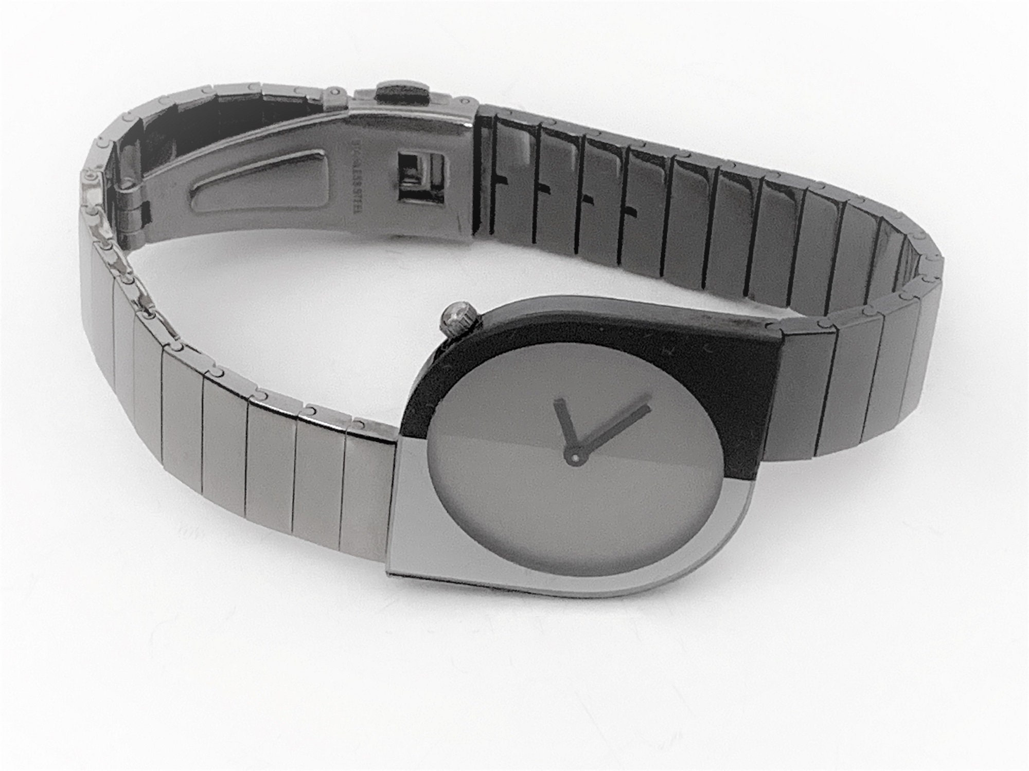 Tungsten Carbide and Stainless Steel watch, High Polish (Mirror Shine