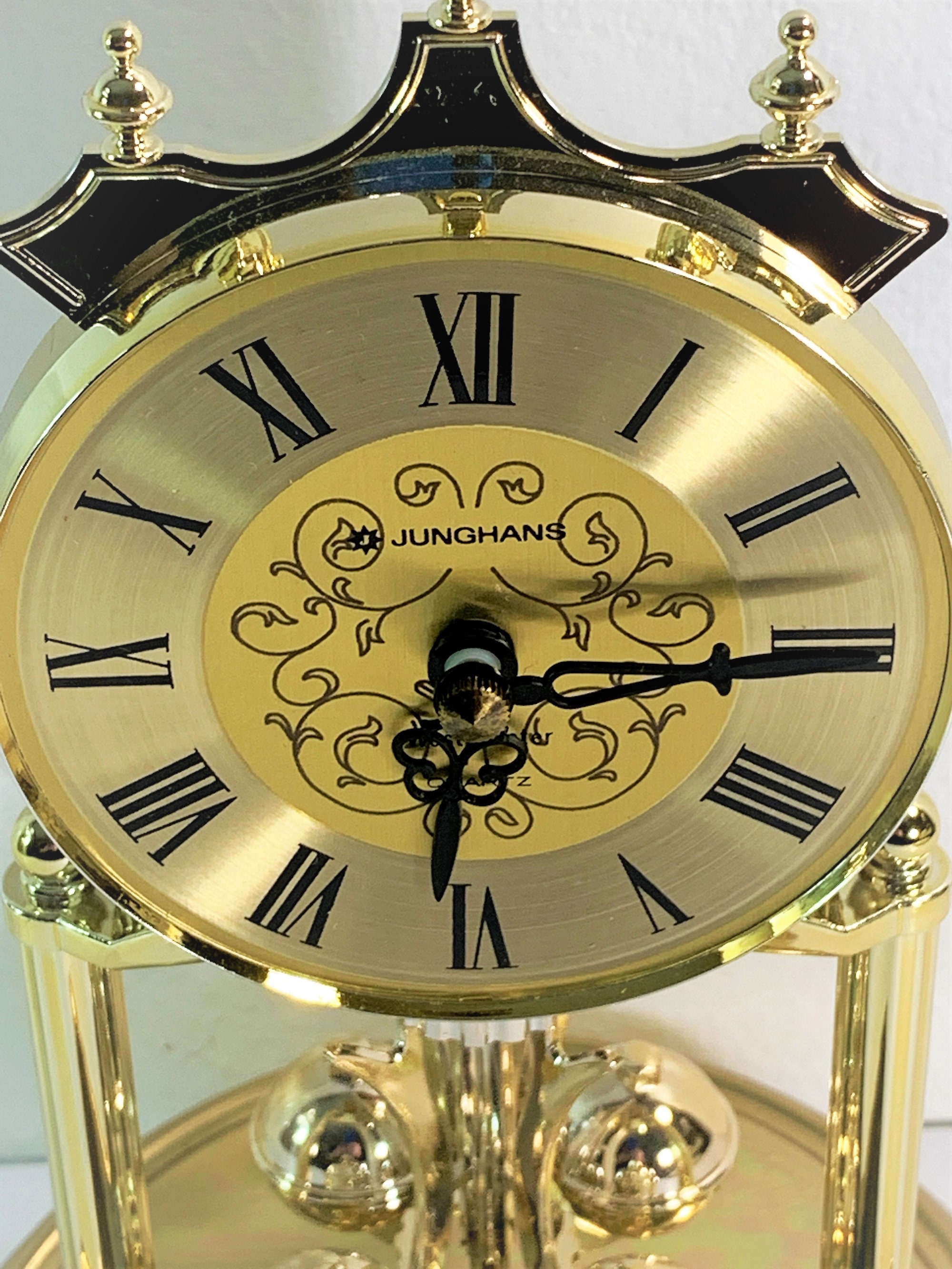 Vintage Junghans Germany Westminster Chime Anniversary Clock, Sphere