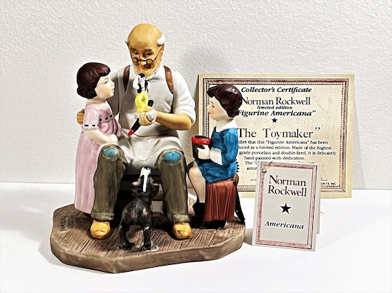 ノーマン ロックウェル「The Toy Maker」1981 年限定版