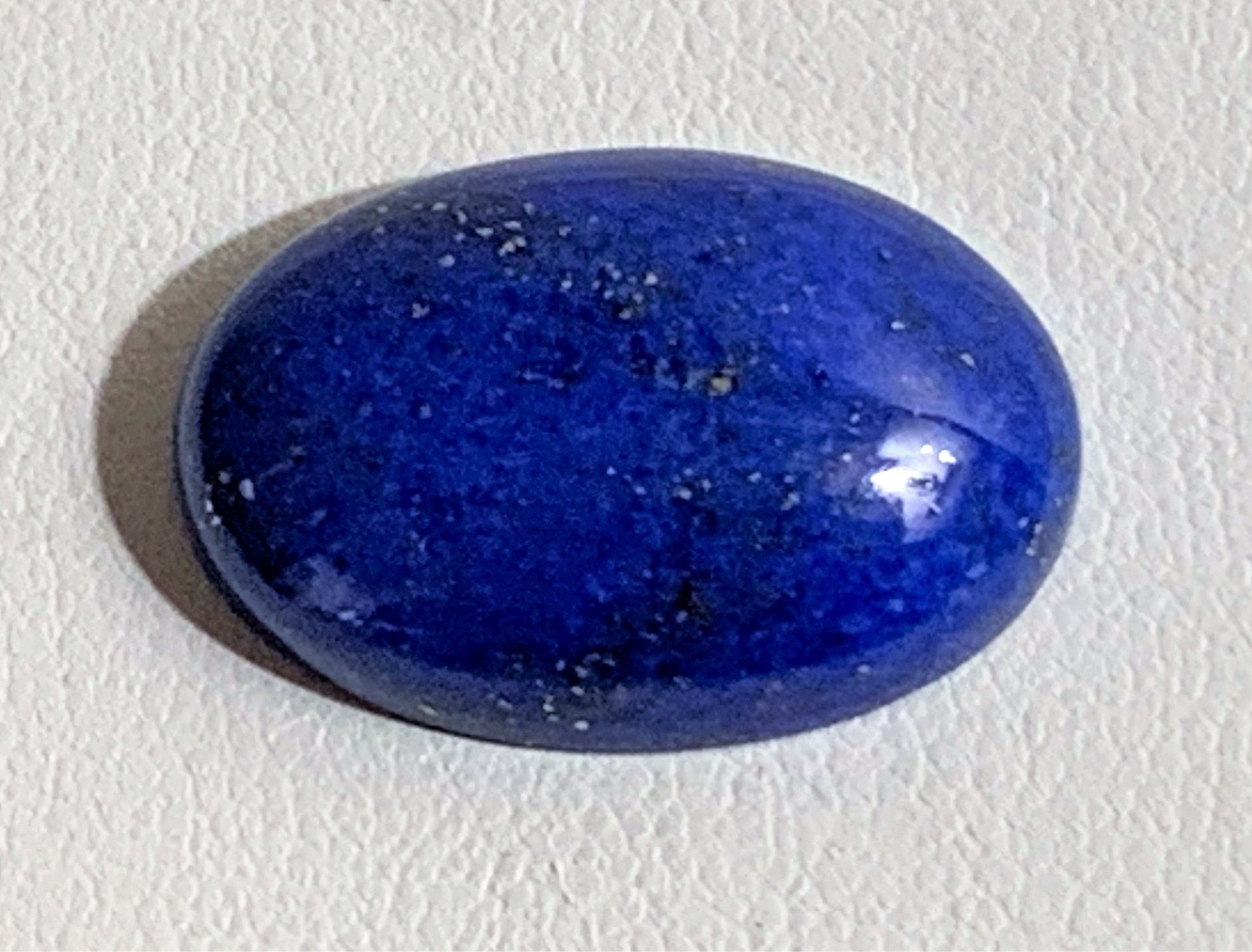 Egyptian Blue Lapis Lazuli Loose Gemstone Oval Cabochon Grade Aaa 23 X