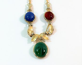 Chanel scarab deals necklace