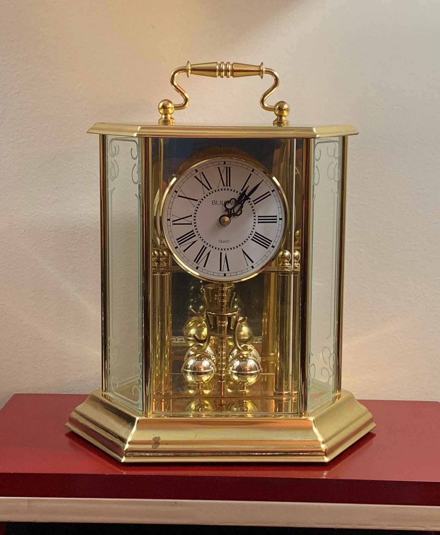 Vintage Bulova Anniversary Clock inglesefe.com