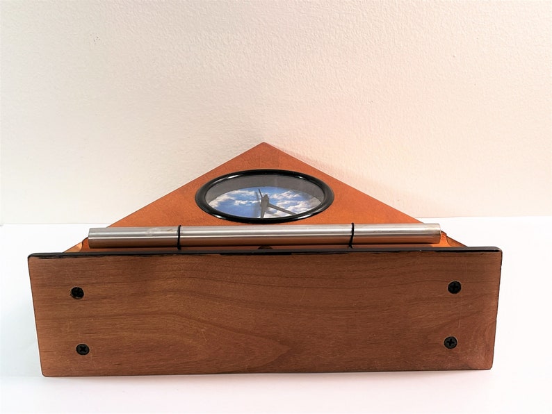 Vintage Now and Zen Alarm Clock Progressive Tone Chime Wood Etsy