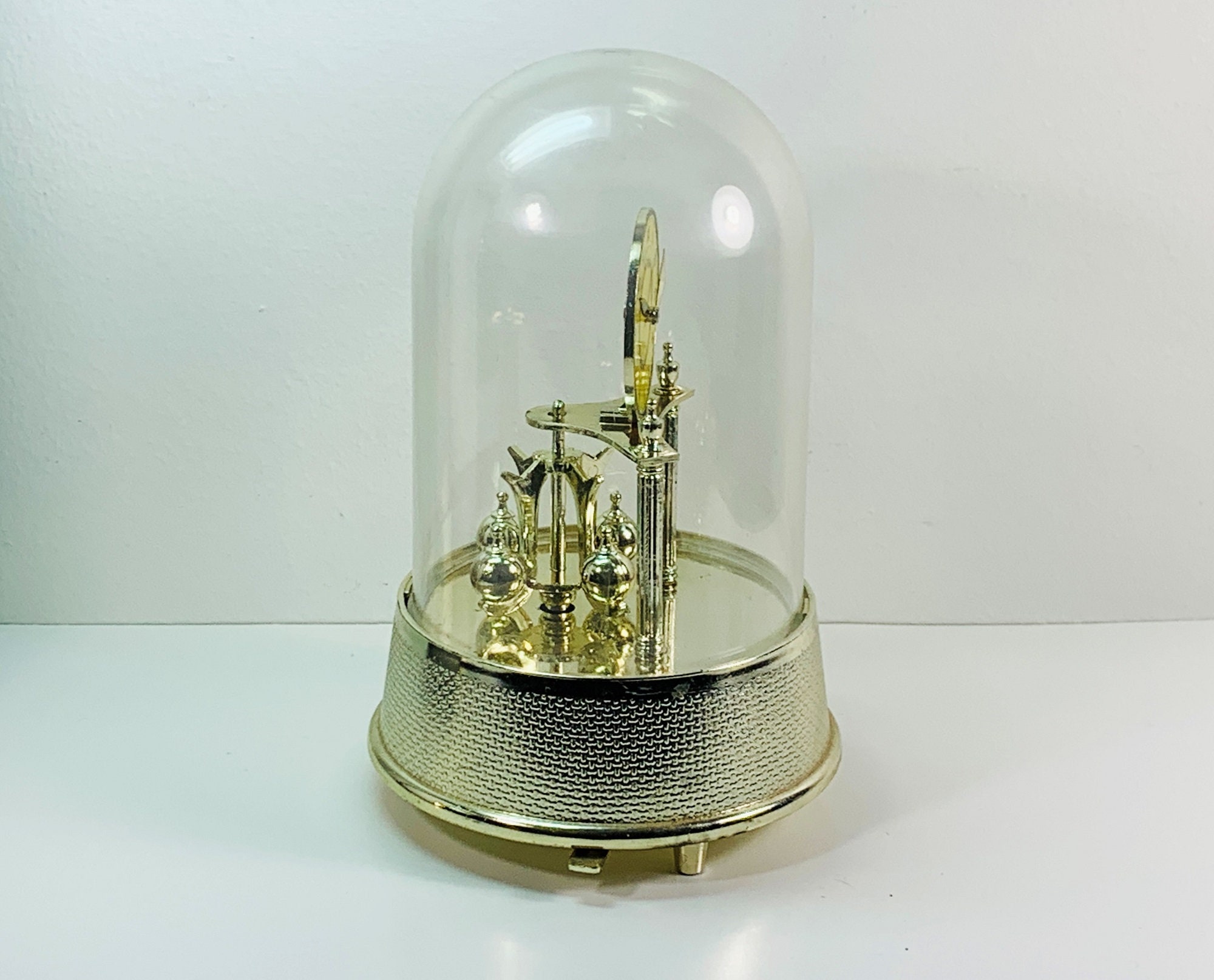 Vintage Sankyo Music Box Edelweiss, Anniversary Clock Shape