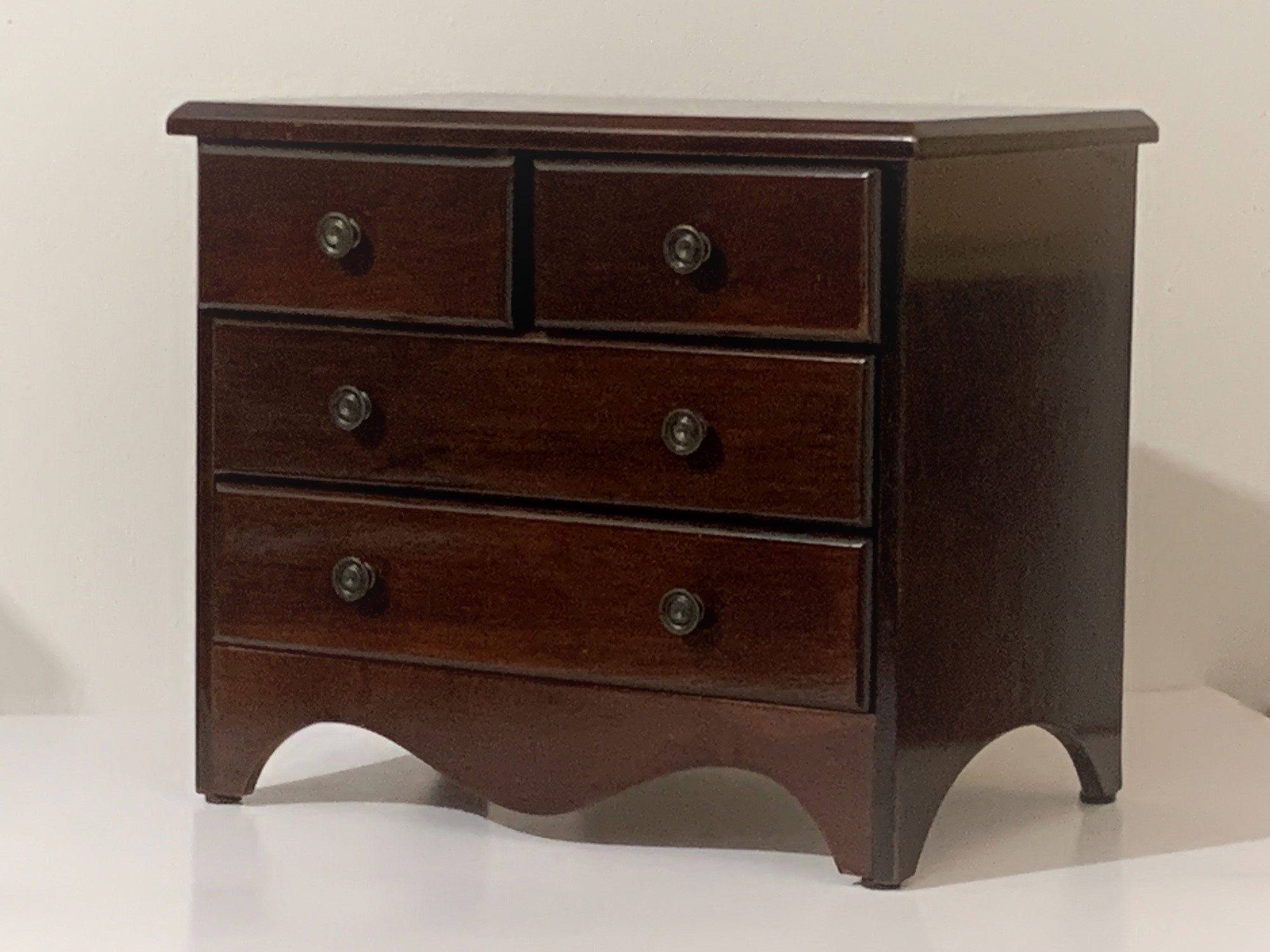 The Bombay Company 1992 Fine Wood Jewelry Dark Mahogany Piano