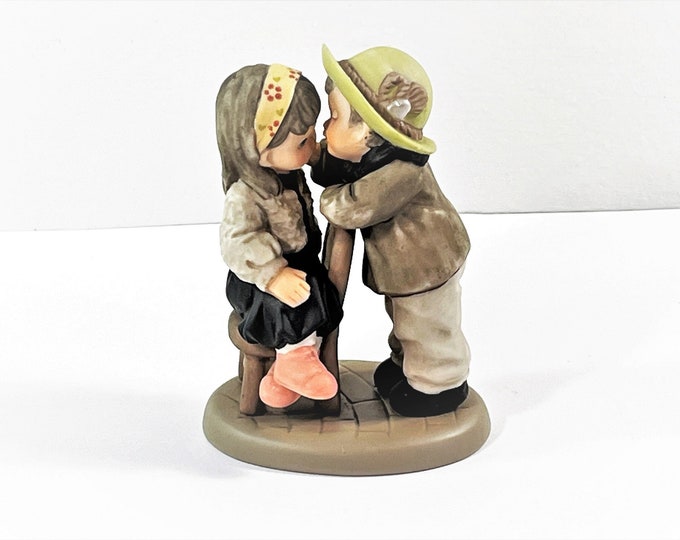 Vintage ©1999 NBM Bahner Studios AG, 'I promise You We Will Always Be Together' Bisque Figurine. 4.5" T. 3" W. Top Grade, Free US Shipping