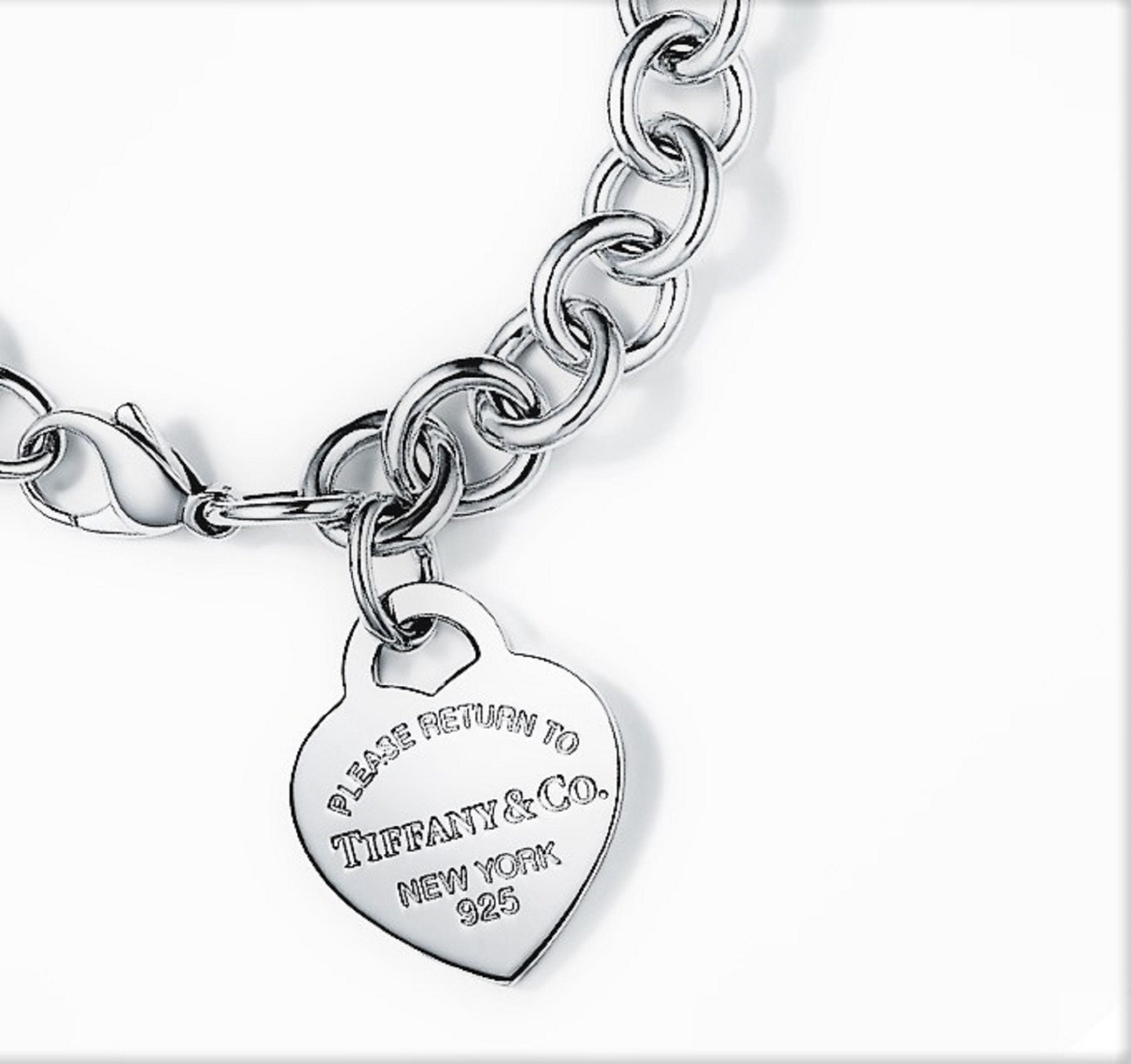 Return to Tiffany® Heart Tag Charm Bracelet in Sterling Silver