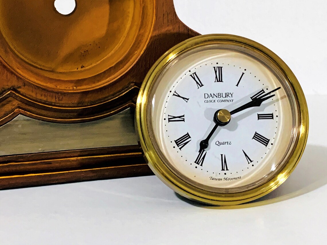Vintage Danbury Clock Company Heavy Mixed Rocks Resin & Brass Etsy
