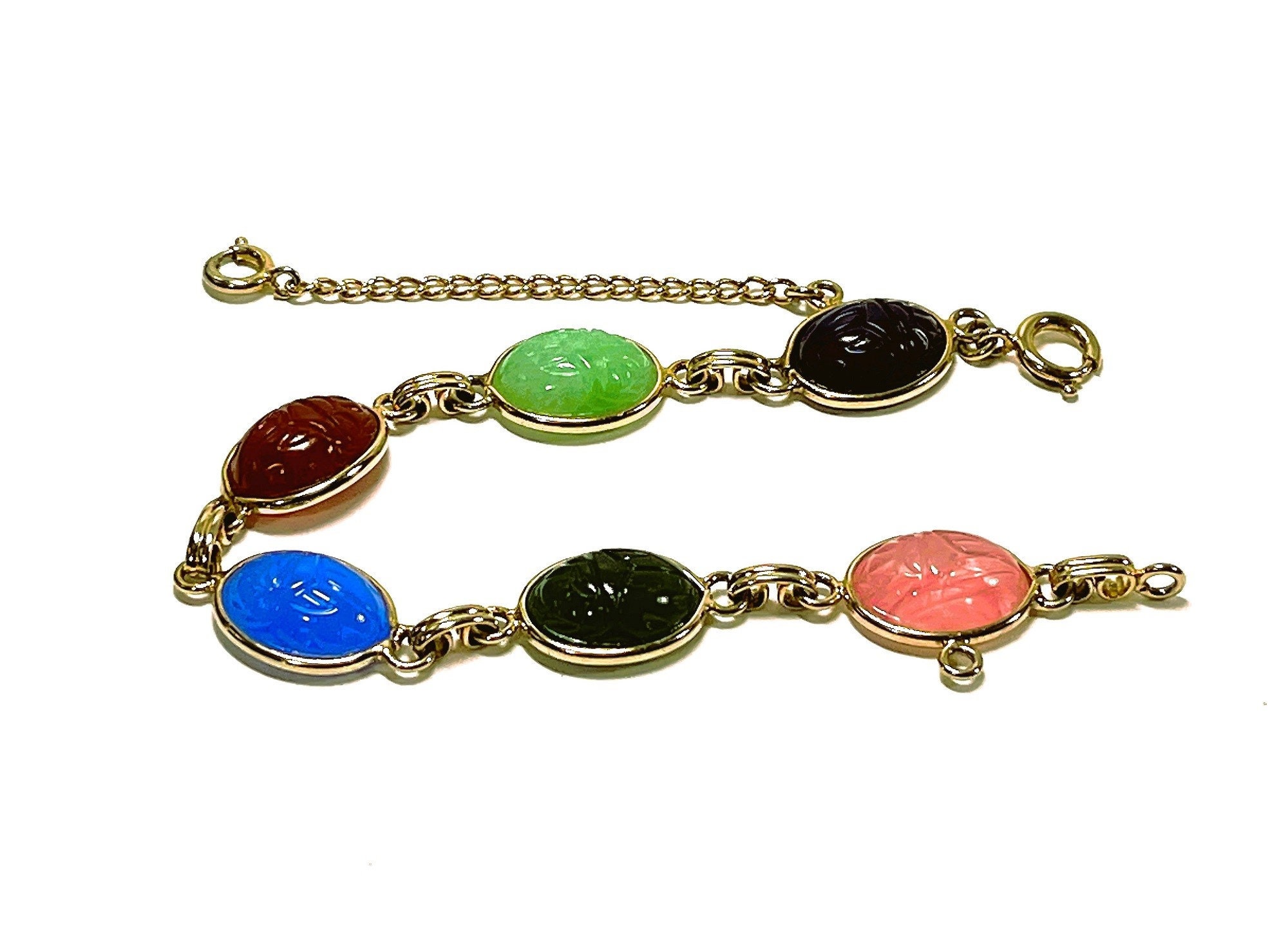 Vintage scarab sale bracelet