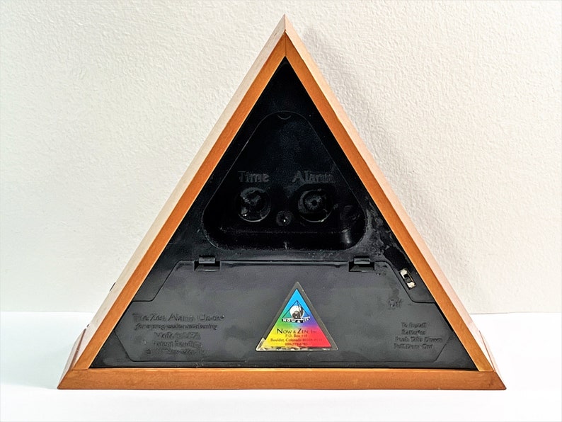 Vintage Now and Zen Alarm Clock Progressive Tone Chime Wood Etsy