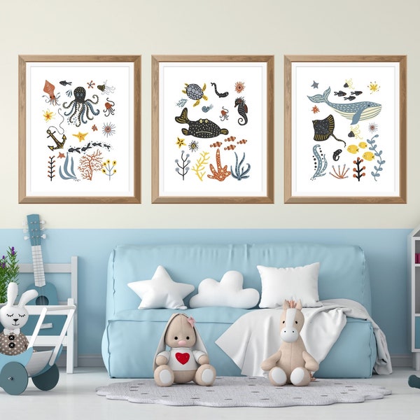 Sea Life Wall Decor - Etsy