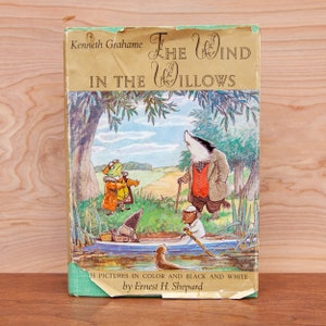 The Wind in the Willows by Kenneth Grahame / ©1960, Charles Scribner&#39;s Sons / Classic Children&#39;s Novel featuring Mr. Toad, Mole, Badger, +