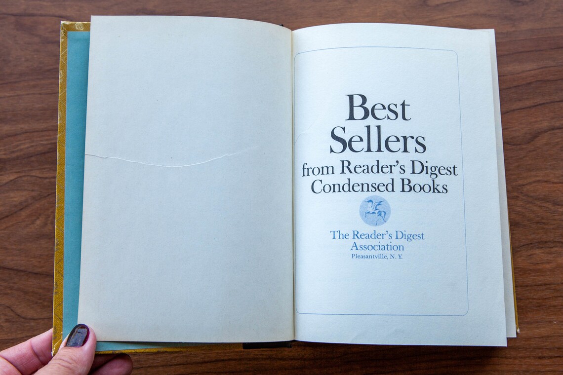 Readers digest condensed books 1966 first edition the etsy