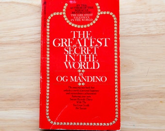 The Greatest Secret in The World by OG Mandino / Vintage 1978, Second Printing, Bantam Book / Featuring the 10 Great Scrolls for Success!