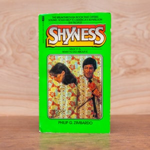 Shyness by Philip G. Zimbardo / ©1978, September, First Jove ~ HBJ Edition  / Self Help Book, Shyness ~ What it is. What to do about it.