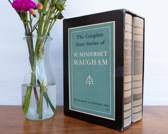 The Complete Short Stories of W. Somerset Maugham / Volume 1 (East and West) and 2 (The World Over) / Doubleday & Company, Inc. / Box Set