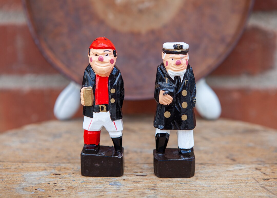 Two Nautical Figurines Sailor and Sea Captain by Intl. Inc