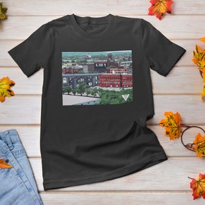 West Bottoms ~ Iconic Kansas City Landscape ~ Premium Unisex Jersey Short Sleeve Tee
