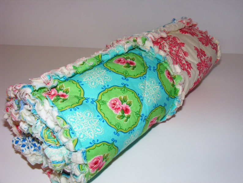 Security Blanket Lovey Rag Quilt Doll Quilt Mini Baby Etsy