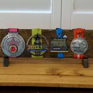 Wood Medal Display Stand