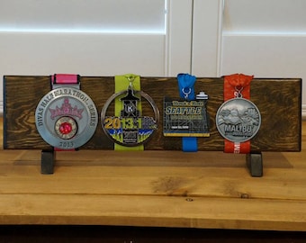 Wood Medal Display Stand