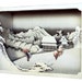 DIY Paper diorama Hiroshige Ando -evening snow,paper craft, paper art, japanese art, diy model
