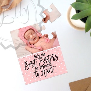 Personalized Baby Photo Puzzle, Create your own Jigsaw Puzzle, Custom Picture Puzzle, 12 Piece Photo Puzzle