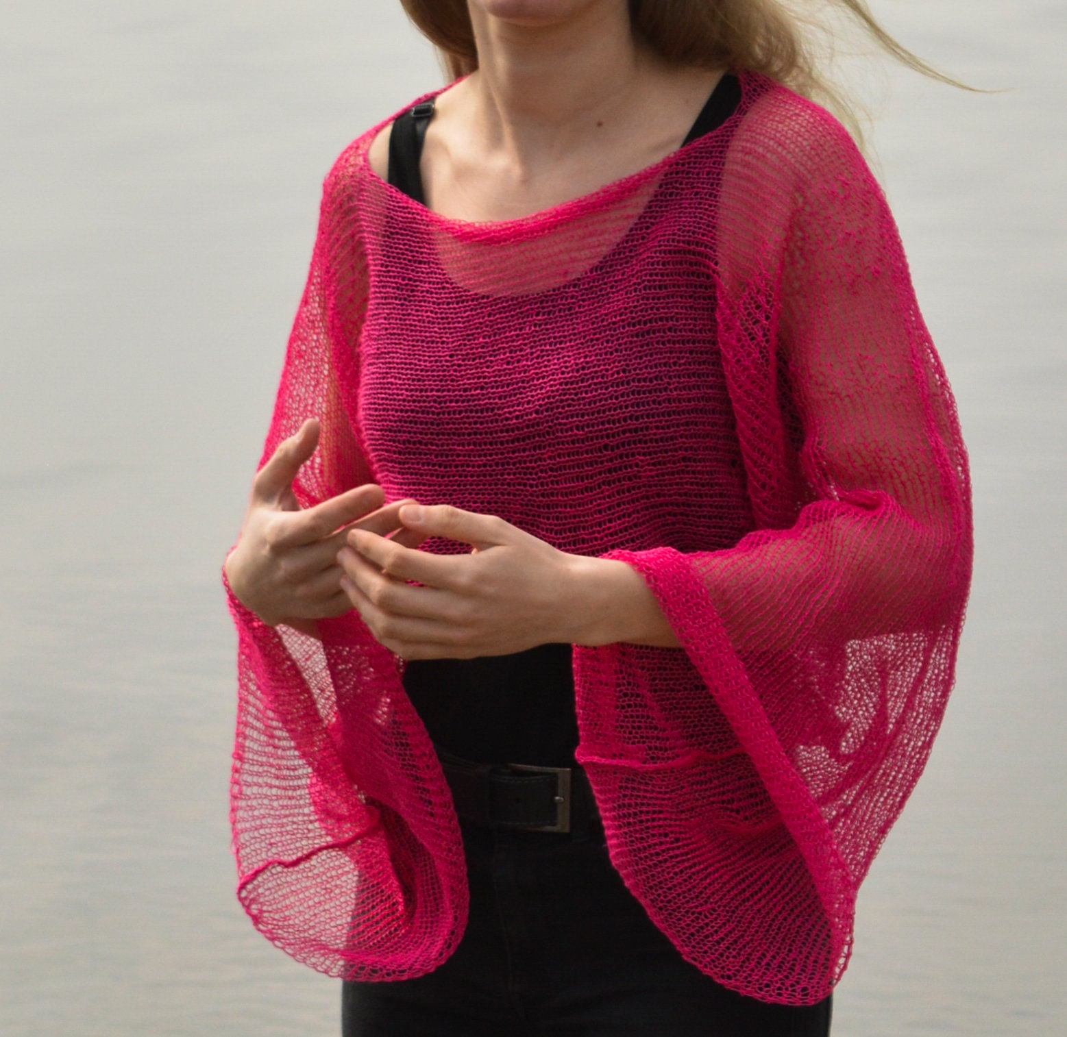 Linen Shrug Linen Sweater Linen Bolero Cotton Linen Etsy