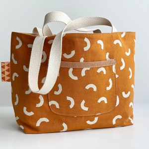 Mercantile Tote, 3 Größen, Schultertasche Schnittmuster, PDF Schnittmuster