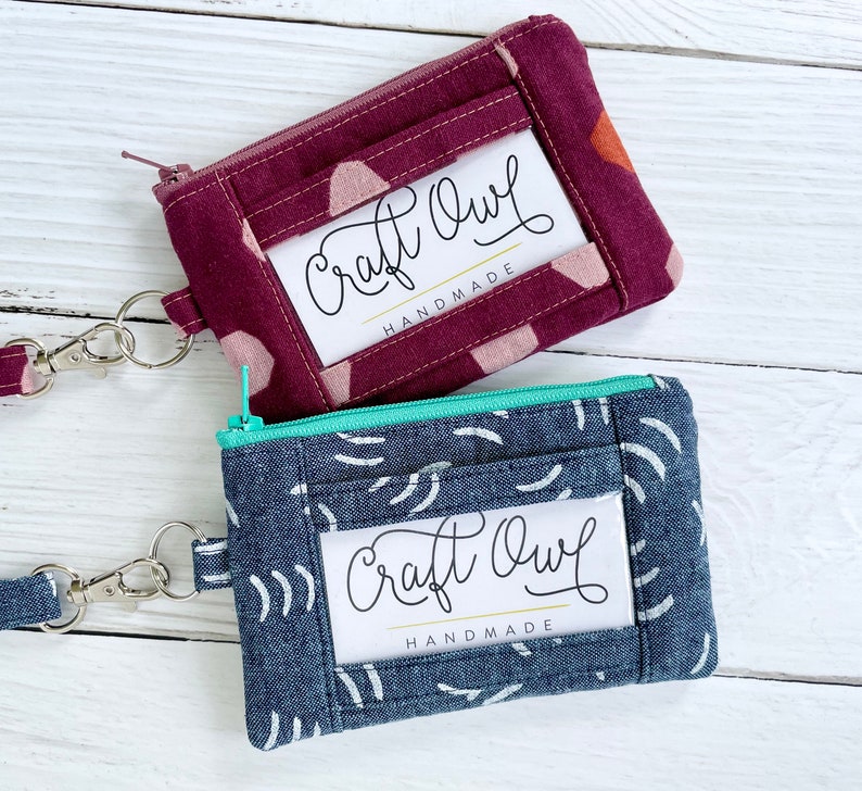 Charlotte Lanyard Wallet PDF Sewing Pattern ID Wallet Etsy