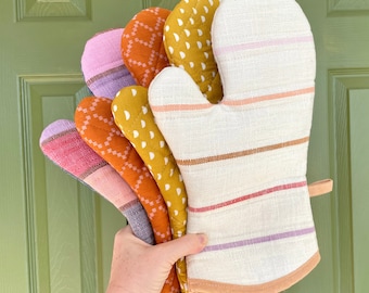Toasty Oven Mitt PDF Sewing Pattern: Quilted, Lined (digital