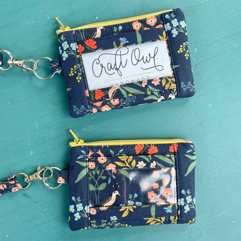 Charlotte Lanyard Wallet PDF Sewing Pattern ID Wallet Etsy