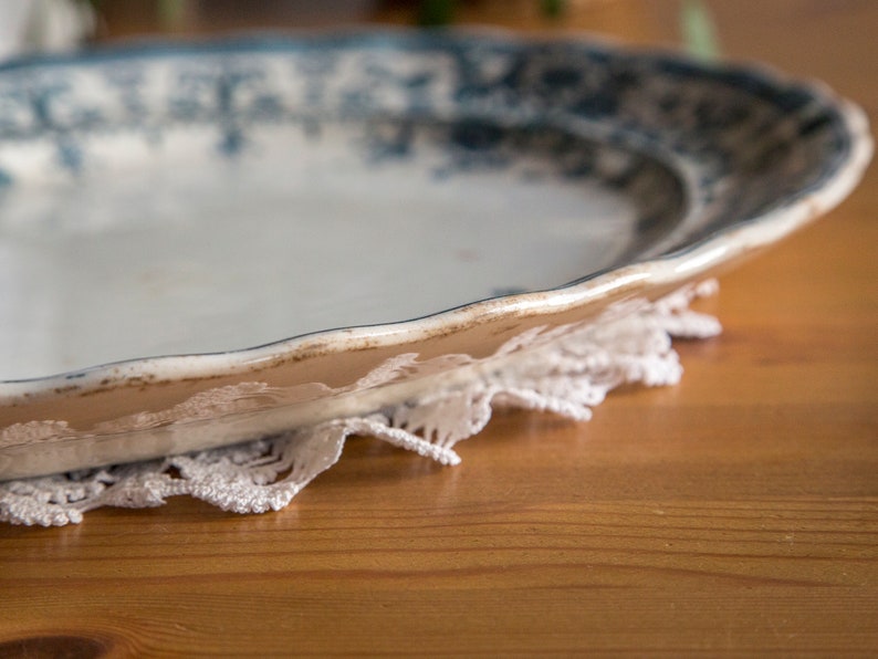 1892 Wonderful Victorian meat platter by Keeling /& Co