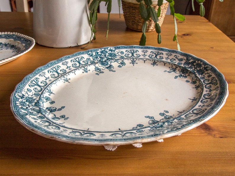 1892 Wonderful Victorian meat platter by Keeling /& Co