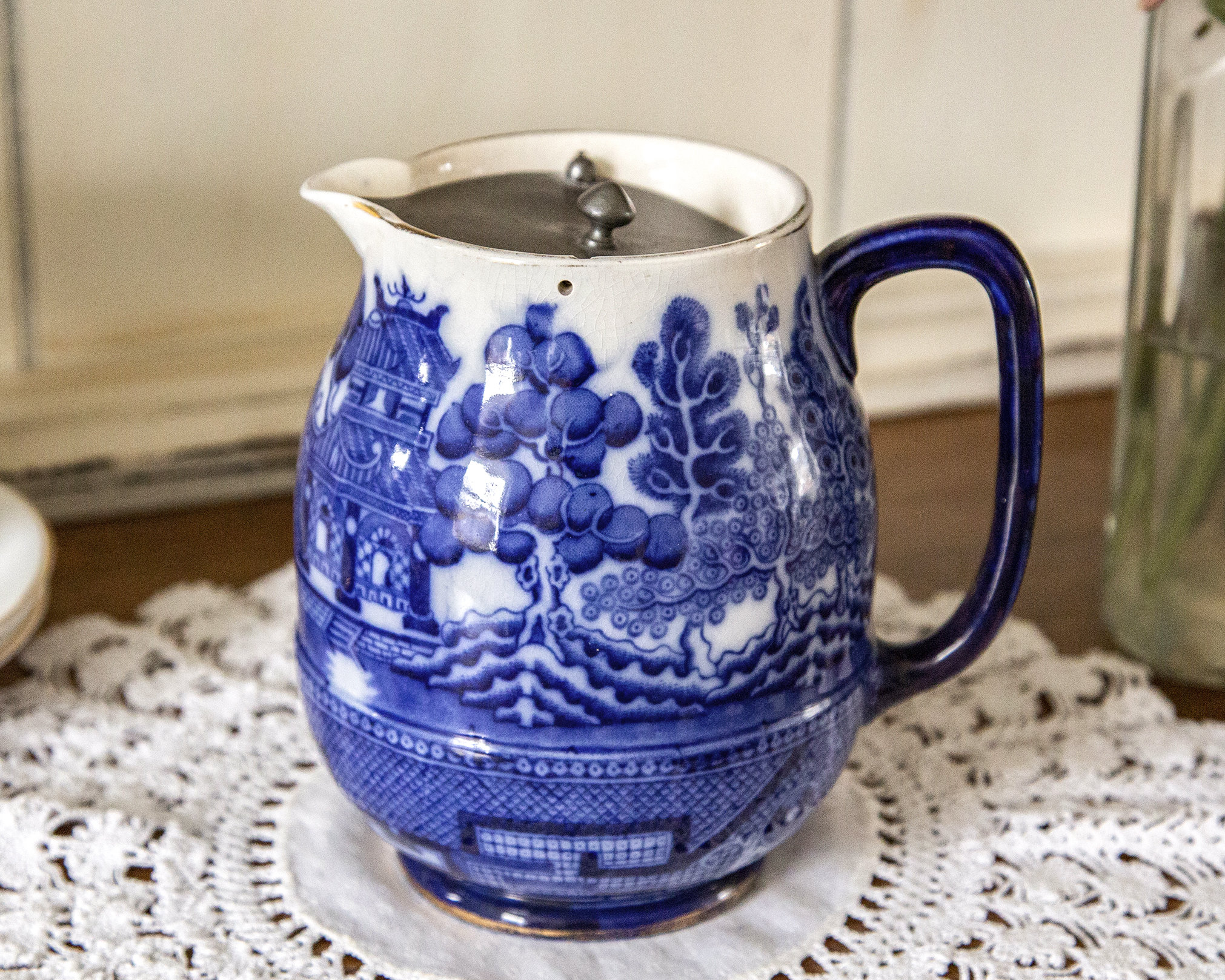 Lidded Milk Pitcher 