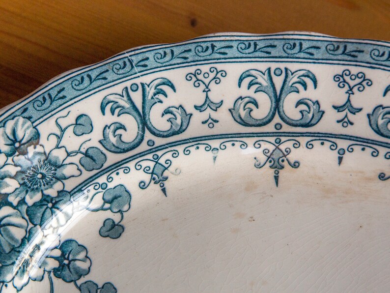 1892 Wonderful Victorian meat platter by Keeling /& Co