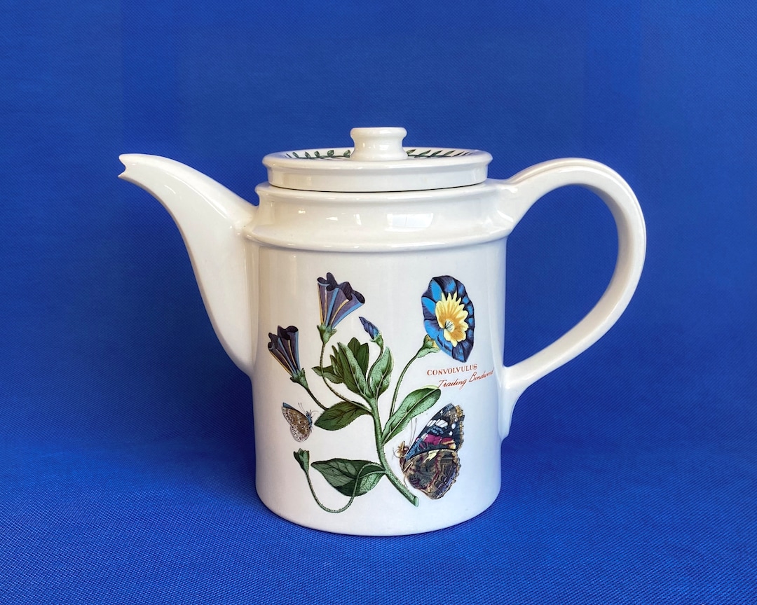 Portmeirion Botanic Garden Teapot With Convolvulus and Cistus Flowers